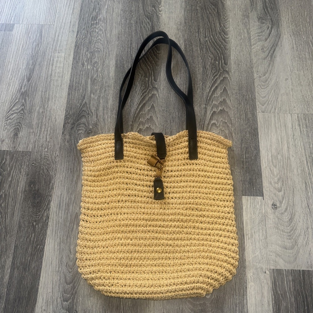 Kurt Geiger Raffia Chelsea‎ Tote Bag NWOT